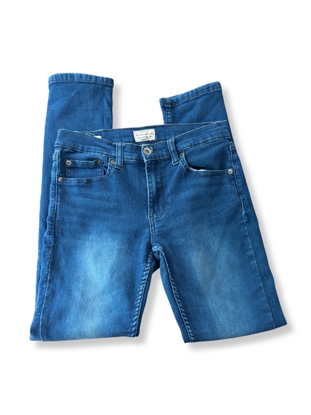 Weatherproof Vintage Skinny Jeans Women 14 28W Measured Blue Stretch Denim